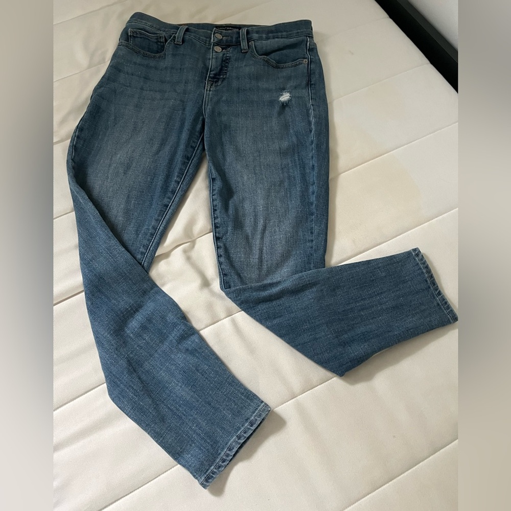 LUCKY BRAND AVA MID RISE SKINNY JEANS